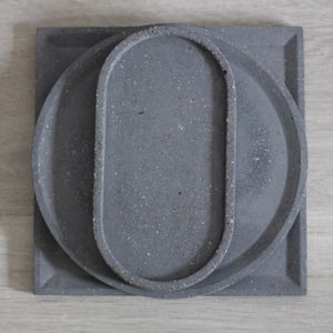 Large Concrete Square Tray