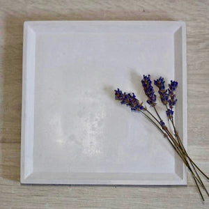 Large Concrete Square Tray