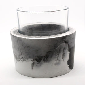 Vasiliki - Concrete and Glass Vase