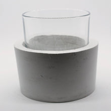 Load image into Gallery viewer, Vasiliki - Concrete and Glass Vase
