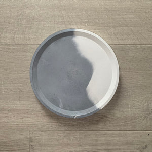 Large Concrete Round Tray