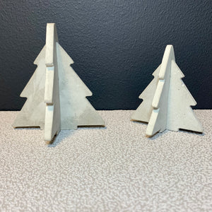 Minimal Christmas Trees (Concrete)