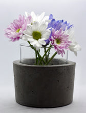 Load image into Gallery viewer, Vasiliki - Concrete and Glass Vase
