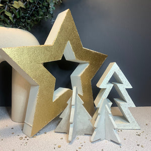 Minimal Christmas Trees (Concrete)